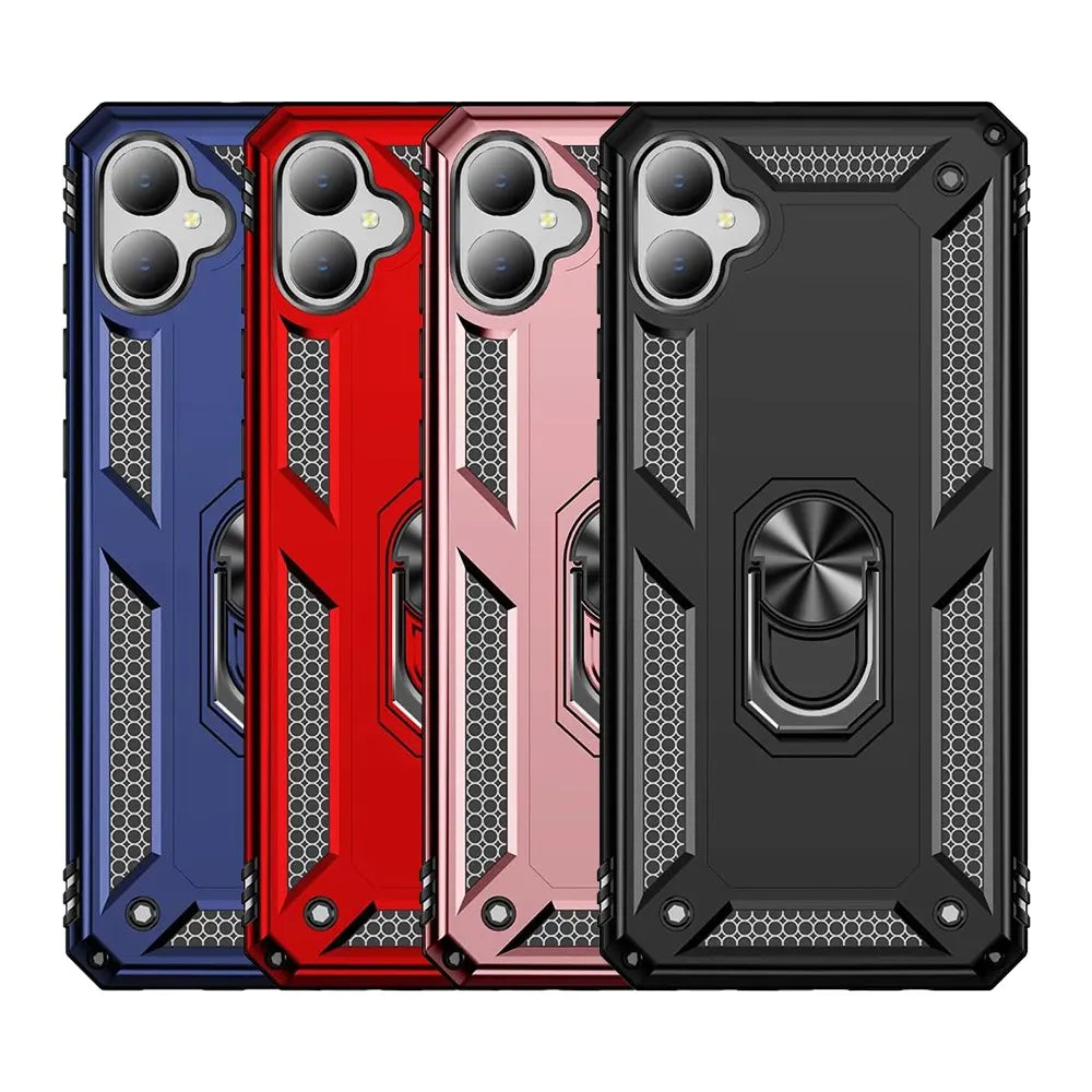 iPhone 17 Slim Shockproof Ring Armor Case
