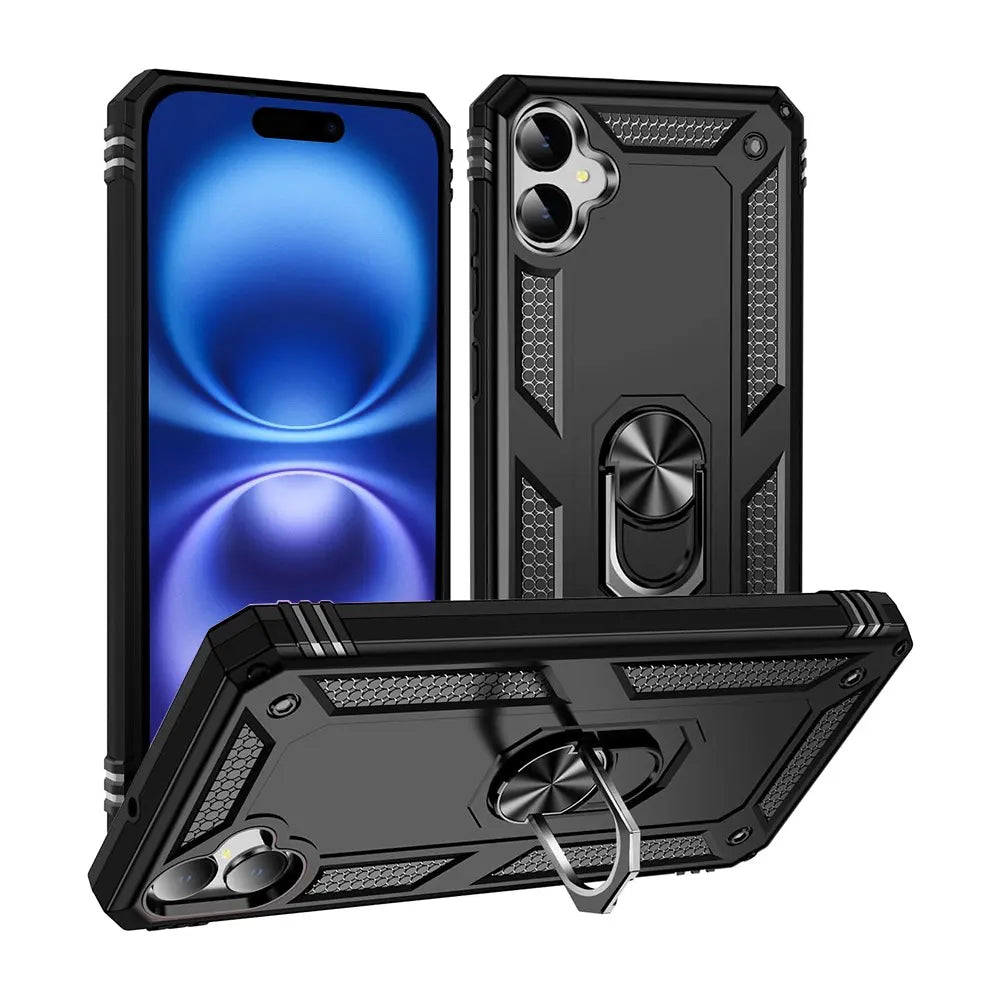iPhone 17 Slim Shockproof Ring Armor Case