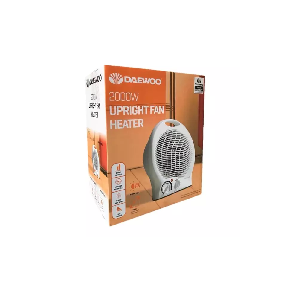 Daewoo Upright Fan Heater 2000Watts