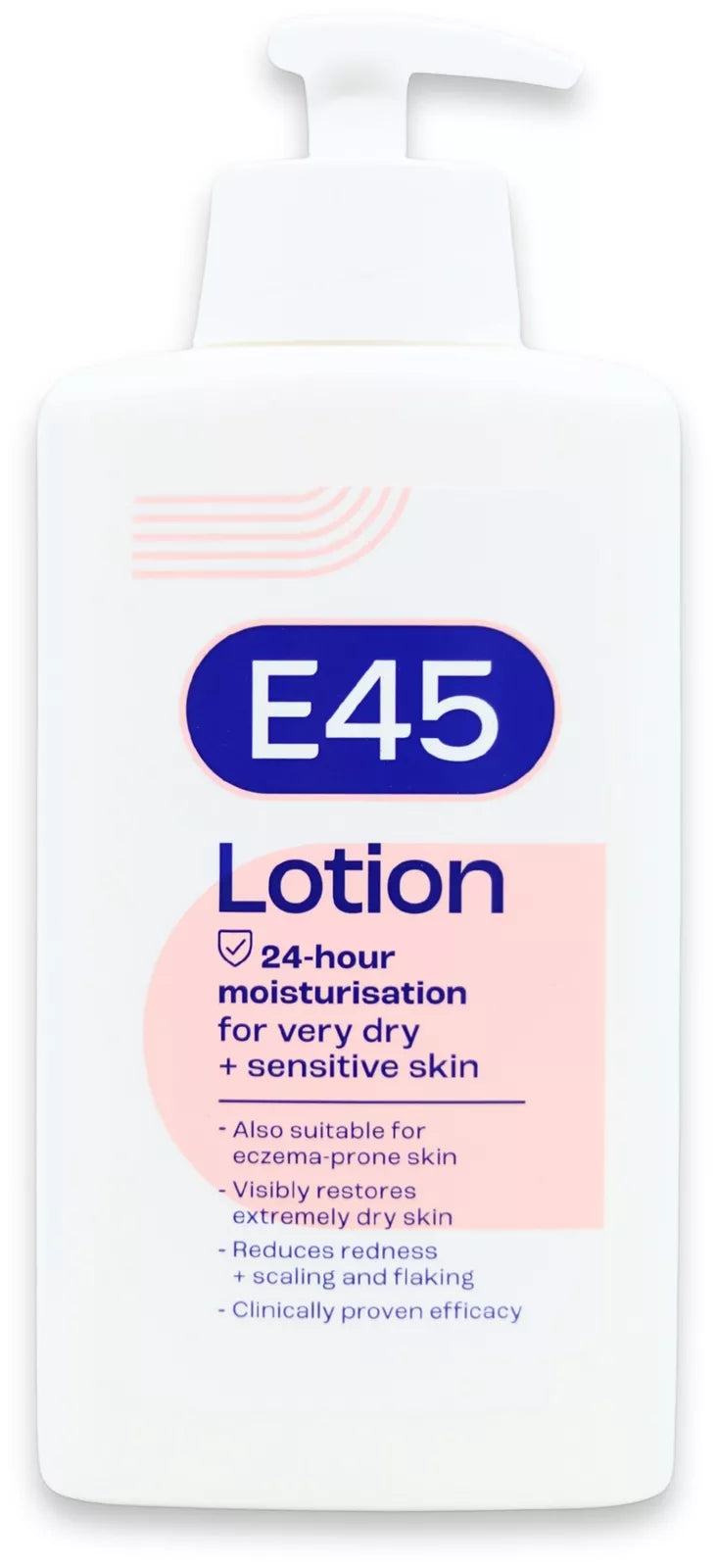 E45 24-Hour Moisturisation For Very Dry+Sensitive Skin