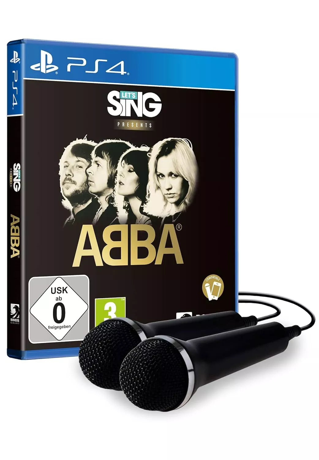 Let's Sing: ABBA (+2 Mics) - EN/FR/DE/ES/IT (PS4)