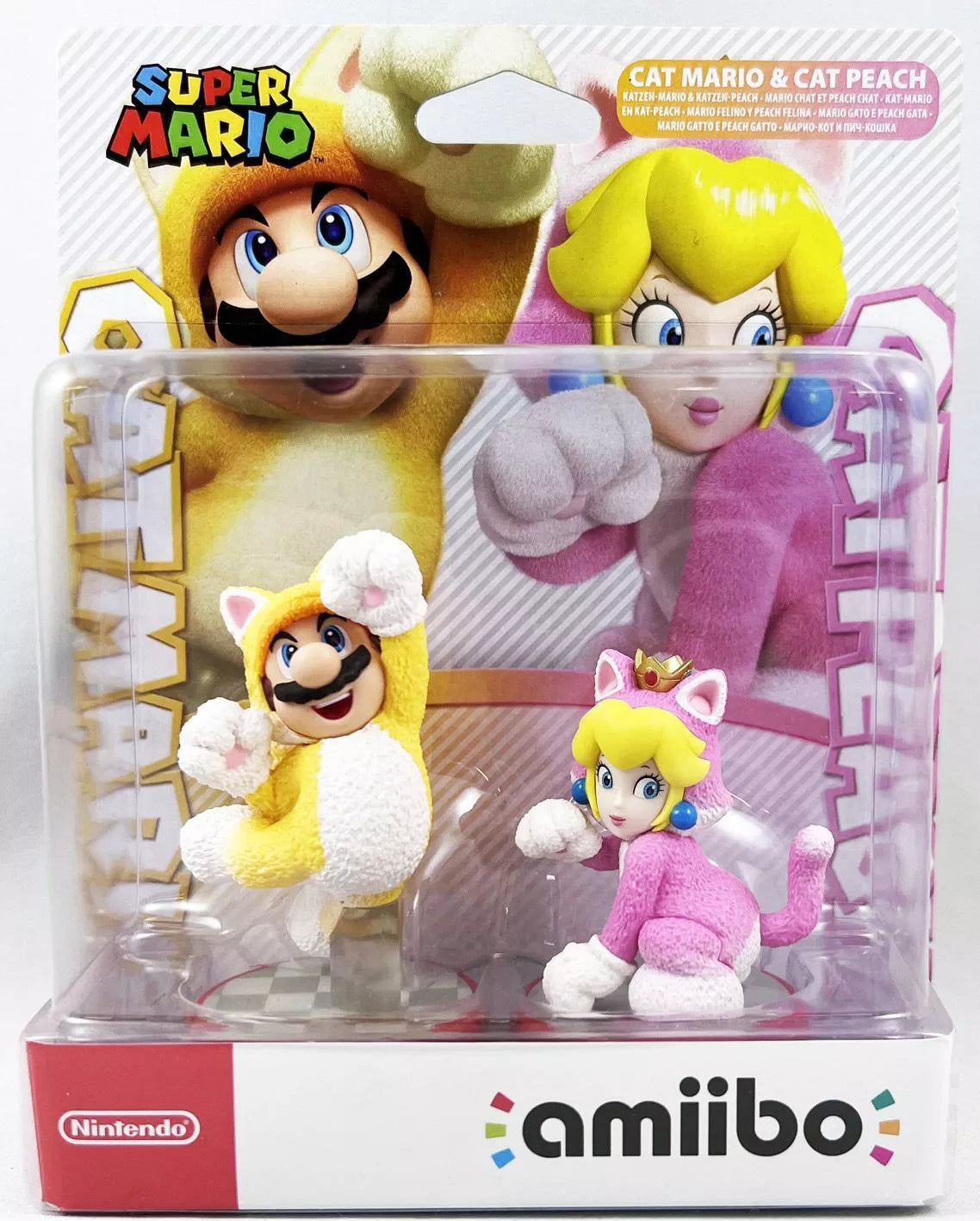 Nintendo AMIIBO: Super Mario - Cat Mario/Cat Peach (Double Pack) (Multi)