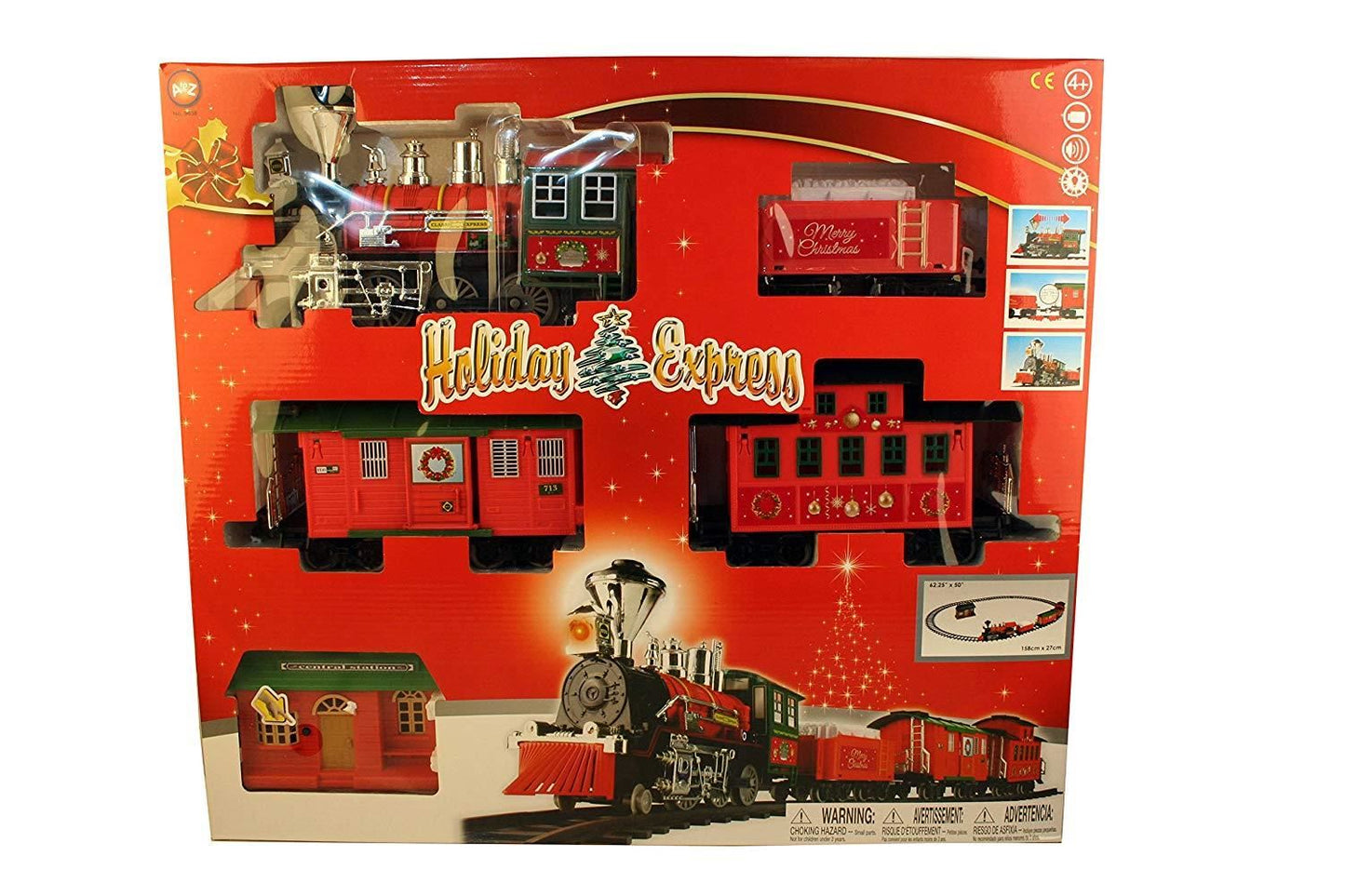 Christmas Holiday Express Train Set Toy Game for Kids