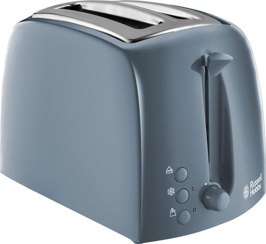 Russell Hobbs Textures 2-Slice Toaster 850W Grey 21644