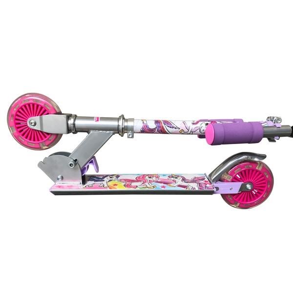 Unicorn Dreamland Push Scooter with 2 light up Flashing Wheel for Boy Girl SV13988