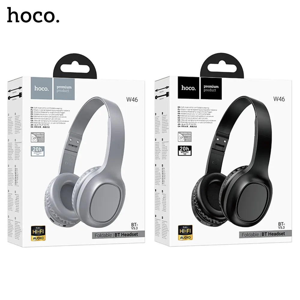 HOCO W46 Charm Wireless Wired Headphones