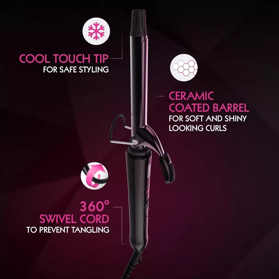 Wahl Ceramic Curling Tong Quick Heat, 19 mm