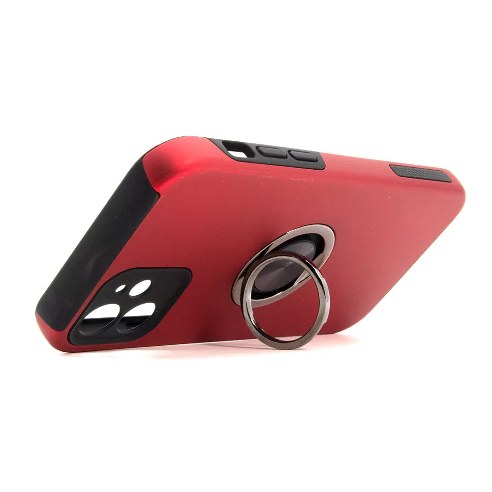 iPhone 12 Mini Metal Finger Ring Holder Back Cover