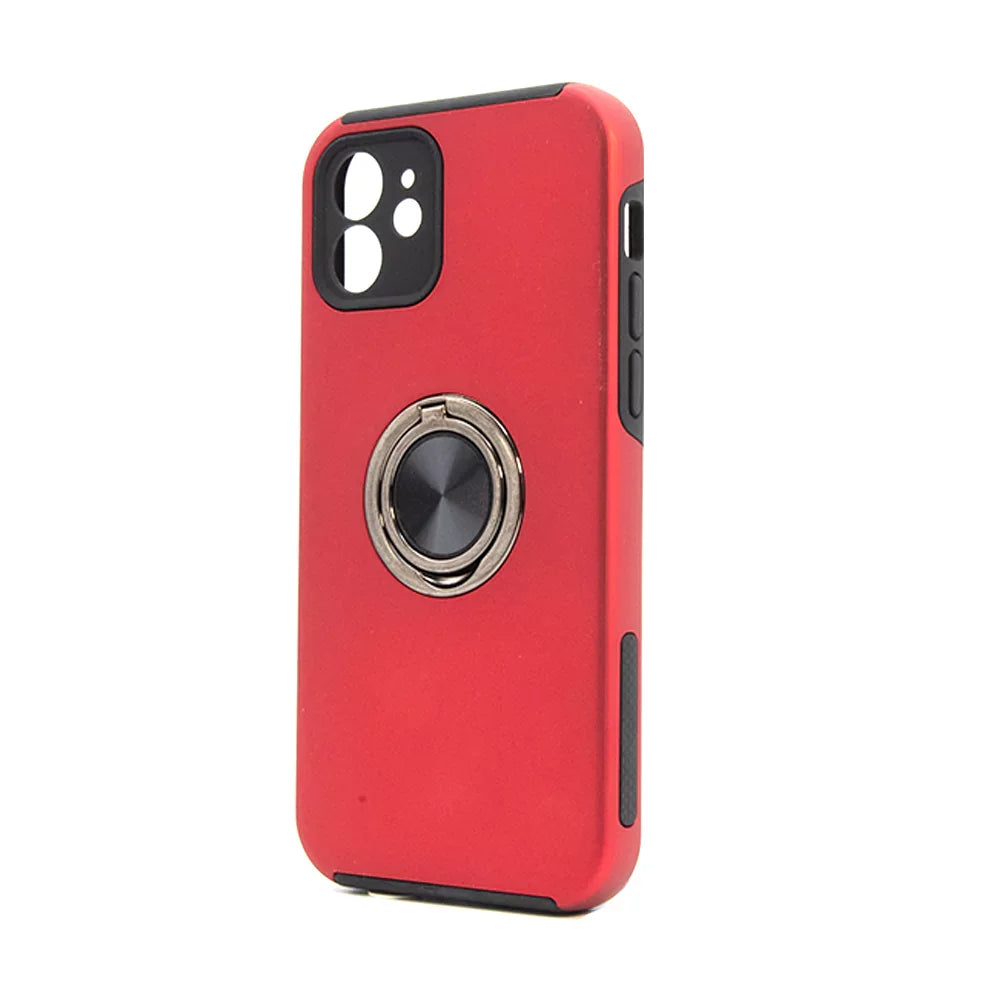 iPhone 12 Mini Metal Finger Ring Holder Back Cover