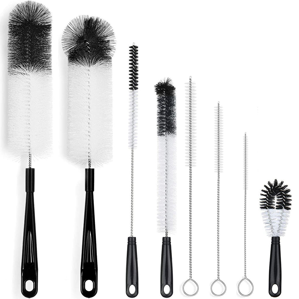 8 Pack Bottle Cleaning Brush Set Long Handle Bottle Cleaner with Kettle Lid