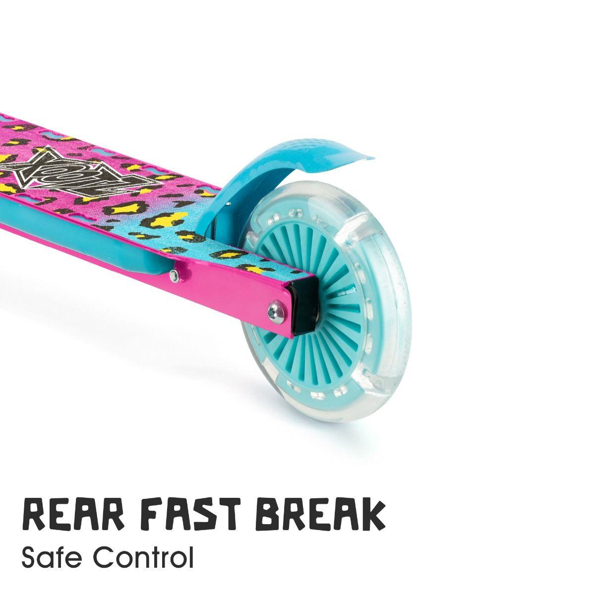 XOOTZ Wild Rider LED Scooter - Pink