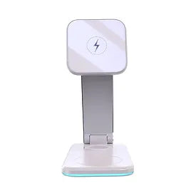 DS17 High Quality Magnetic 3 In 1 Foldable Desktop Wireless Charging Dock Stand