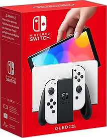 Switch Console, 64GB OLED + White Joy-Con