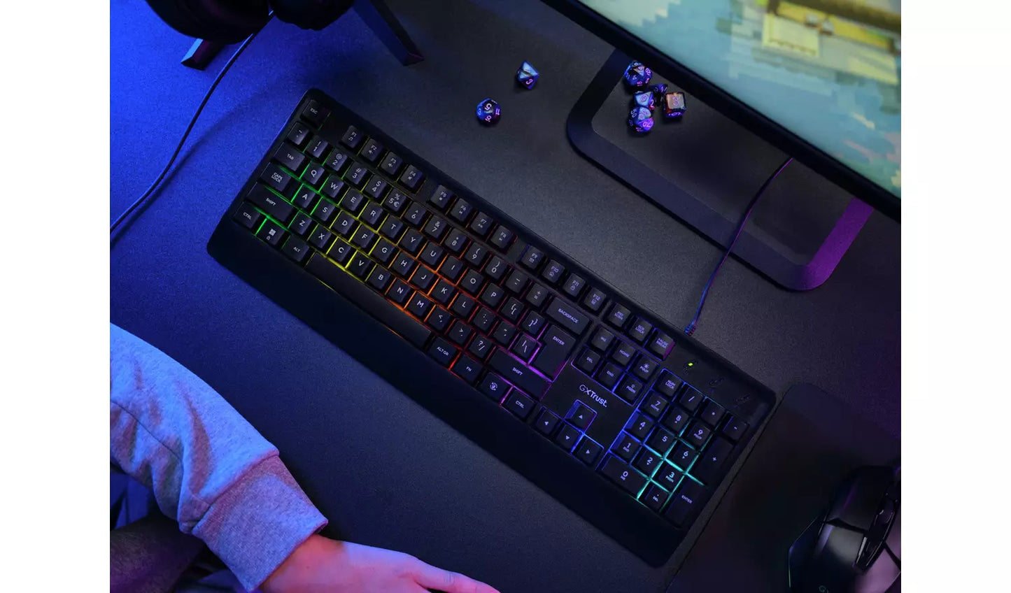 Trust Quadrox Keyboard, Mouse, Headset & Mat Gaming Bundle