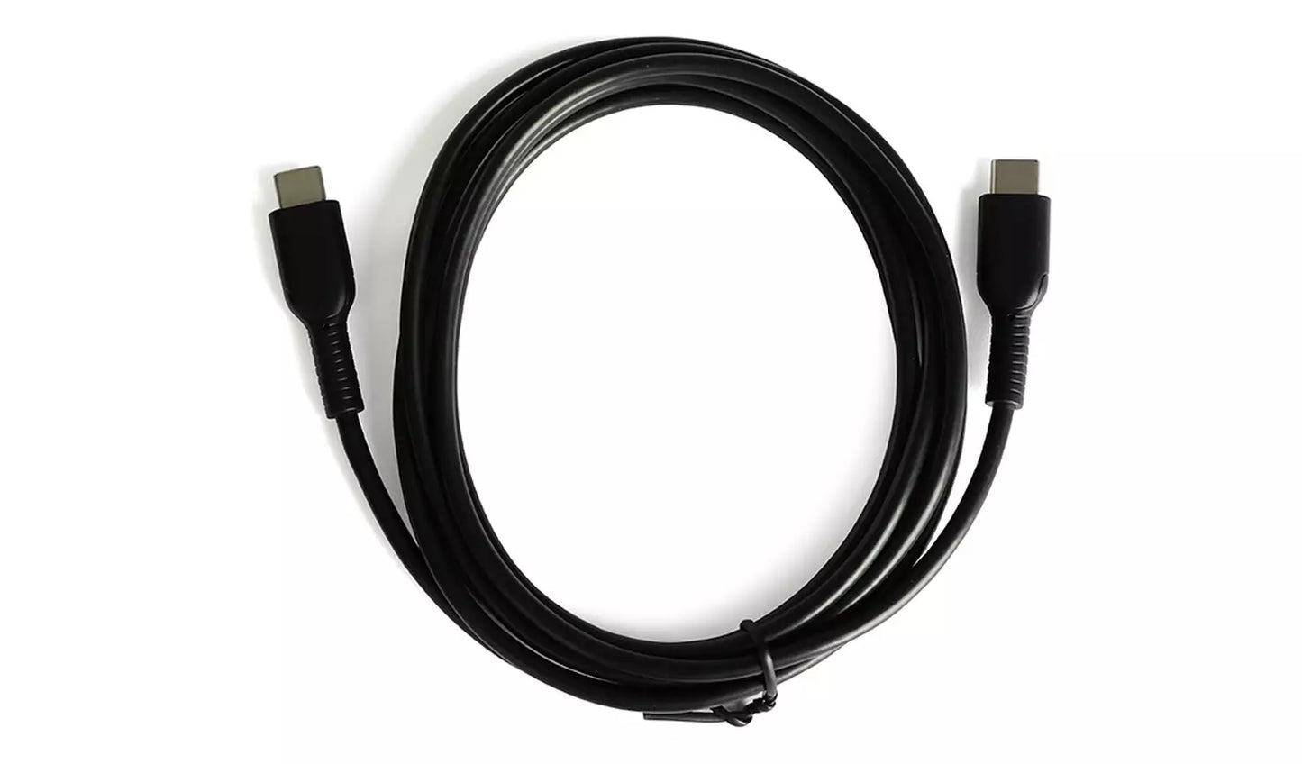 USB-C to USB-C 2.0 2m Charging Cable - Black