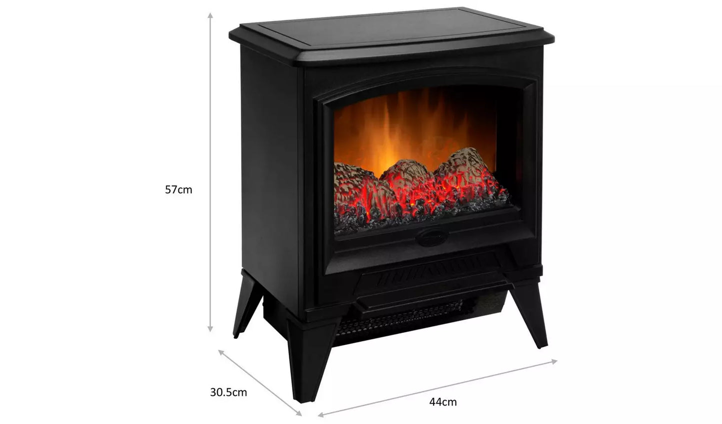 Dimplex Casper 2kW Electric Freestanding Stove - Black