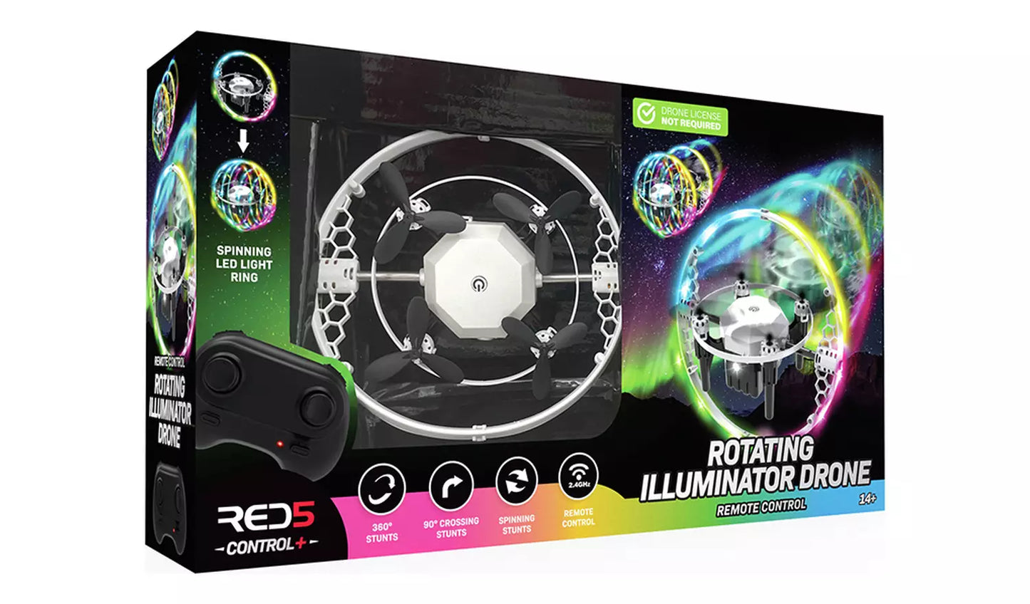 Menkind RED5 Rotating Illuminator Quadcopter