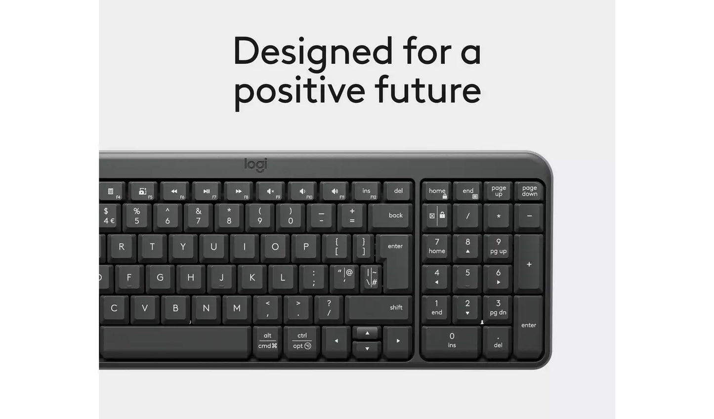Logitech K250 Bluetooth Wireless Keyboard - Black