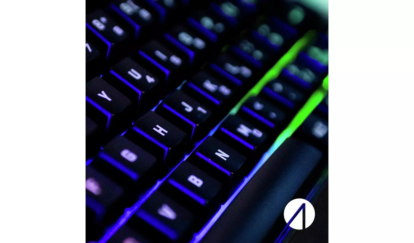 STEALTH Light-Up Mini Wired Keyboard - Black