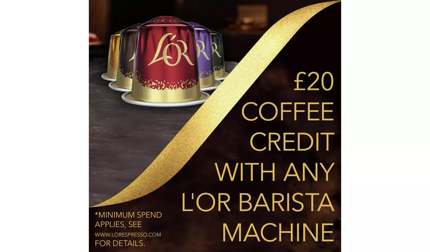 Philips Sublime L'OR Pod Coffee Machine - Black