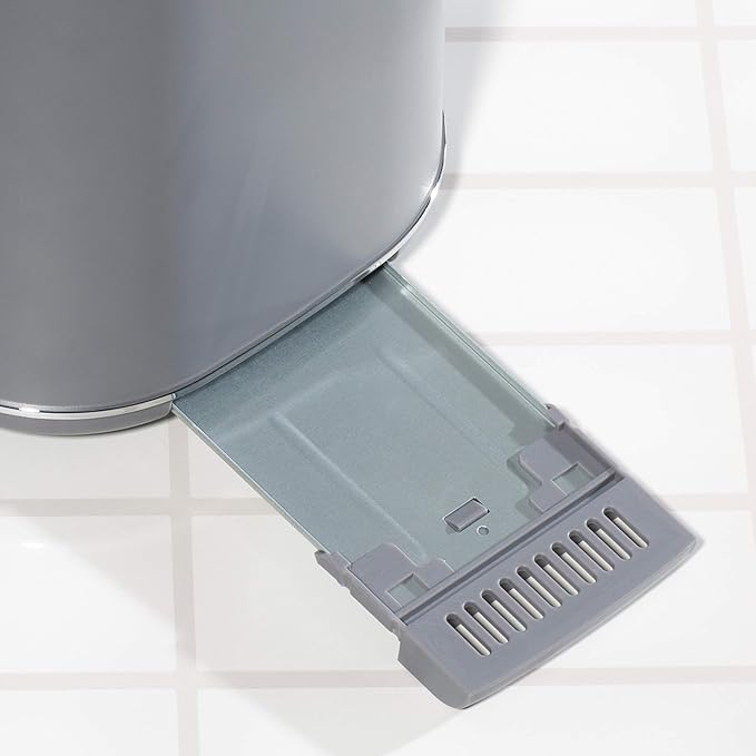 Daewoo Stockholm 2 Slice Toaster with Wood Effect - Grey