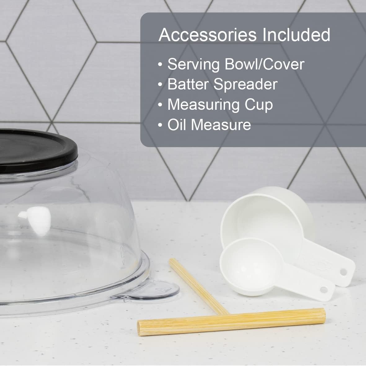 Quest 2-in-1 Popcorn & French Crêpe Pancake Maker