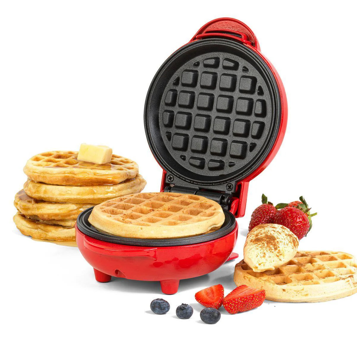 Giles & Posner EK4214G 550W Non-Stick Mini Waffle Maker