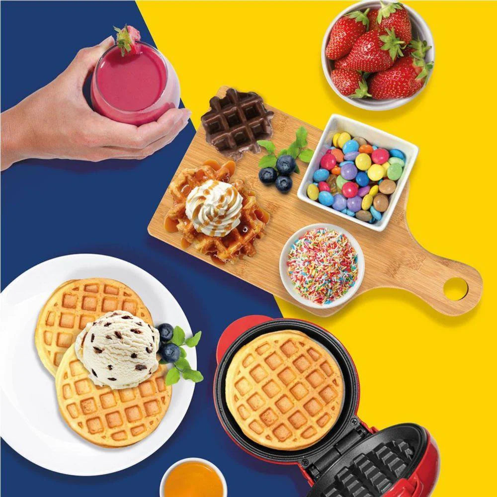 Giles & Posner EK4214G 550W Non-Stick Mini Waffle Maker