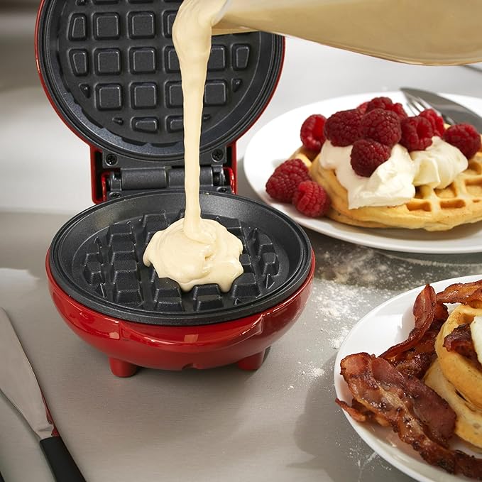 Giles & Posner EK4214G 550W Non-Stick Mini Waffle Maker