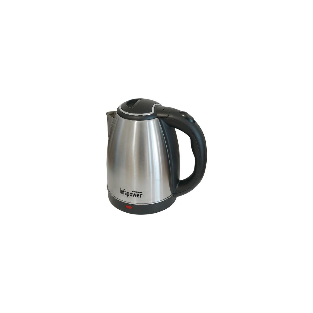Infapower 1800w 1.8L 360 Cordless Brushed Stainless Kettle
