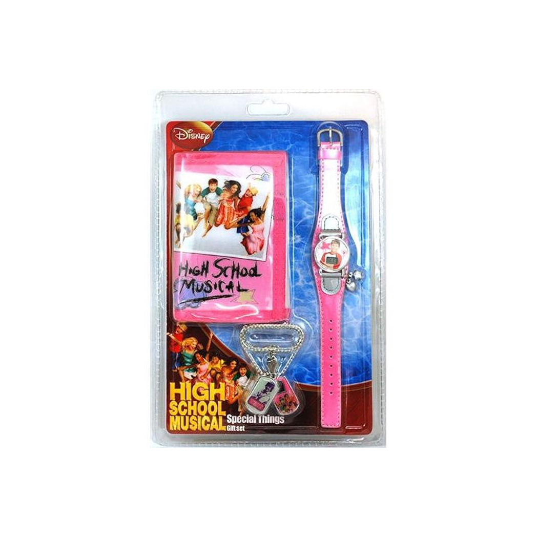 Disney Childrens Girls High School Musical Wallet, Watch and Dotages Gift Set