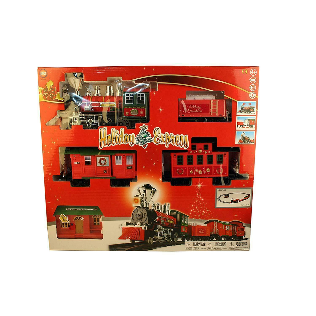 Christmas Holiday Express Train Set Toy Game for Kids