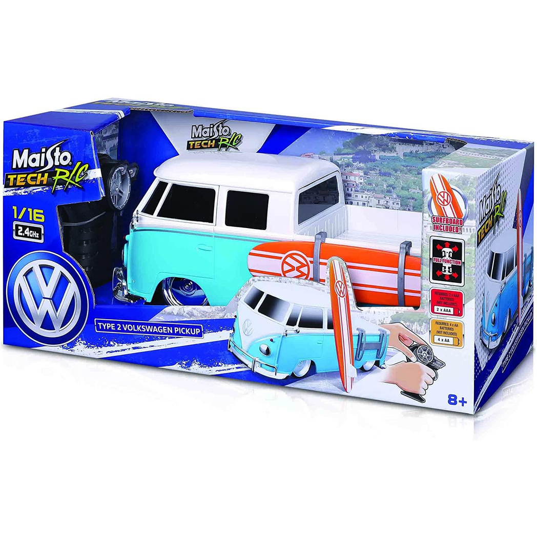 Volkswagen 1:16 Pick Up Truck With Surfboard