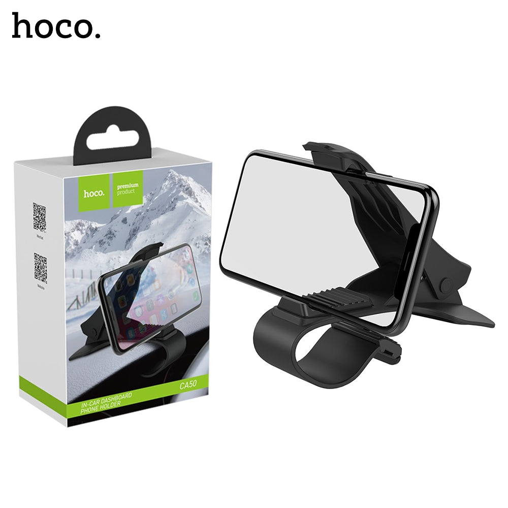 HOCO CA50 Mouth Rotation Car Mount Phone Holder – BLACK