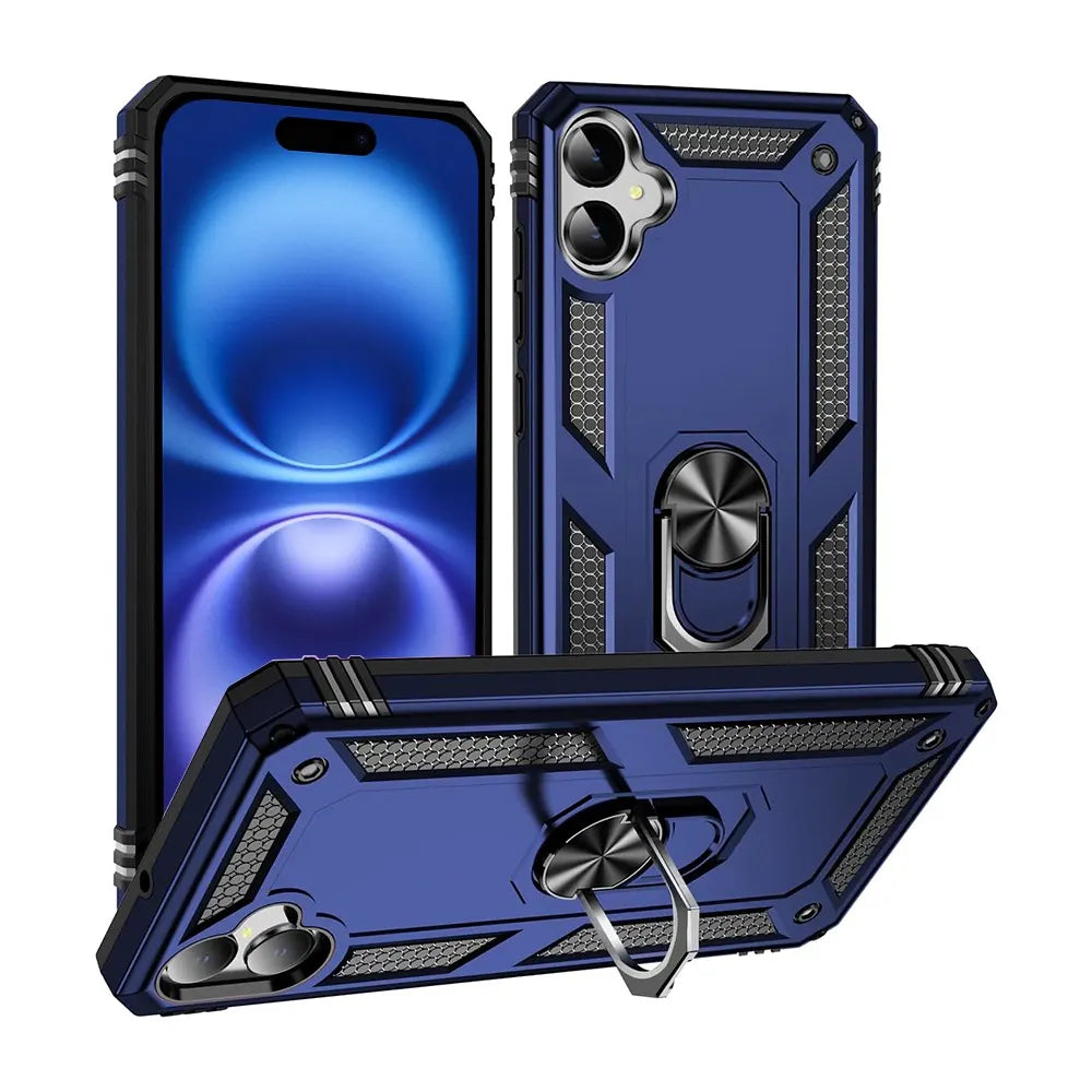 iPhone 17 Slim Shockproof Ring Armor Case
