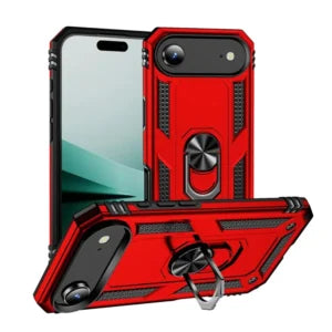 iPhone 17 Air Slim Shockproof Ring Armor Case