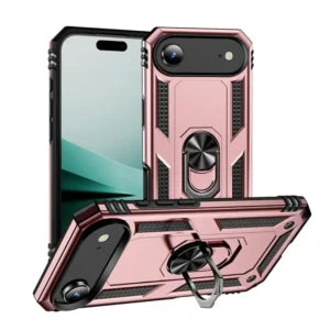 iPhone 17 Air Slim Shockproof Ring Armor Case