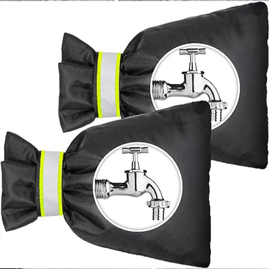 2pcs Outside Tap Cover for Winter Tap Cosy Thickened Jacket Insulated Protector