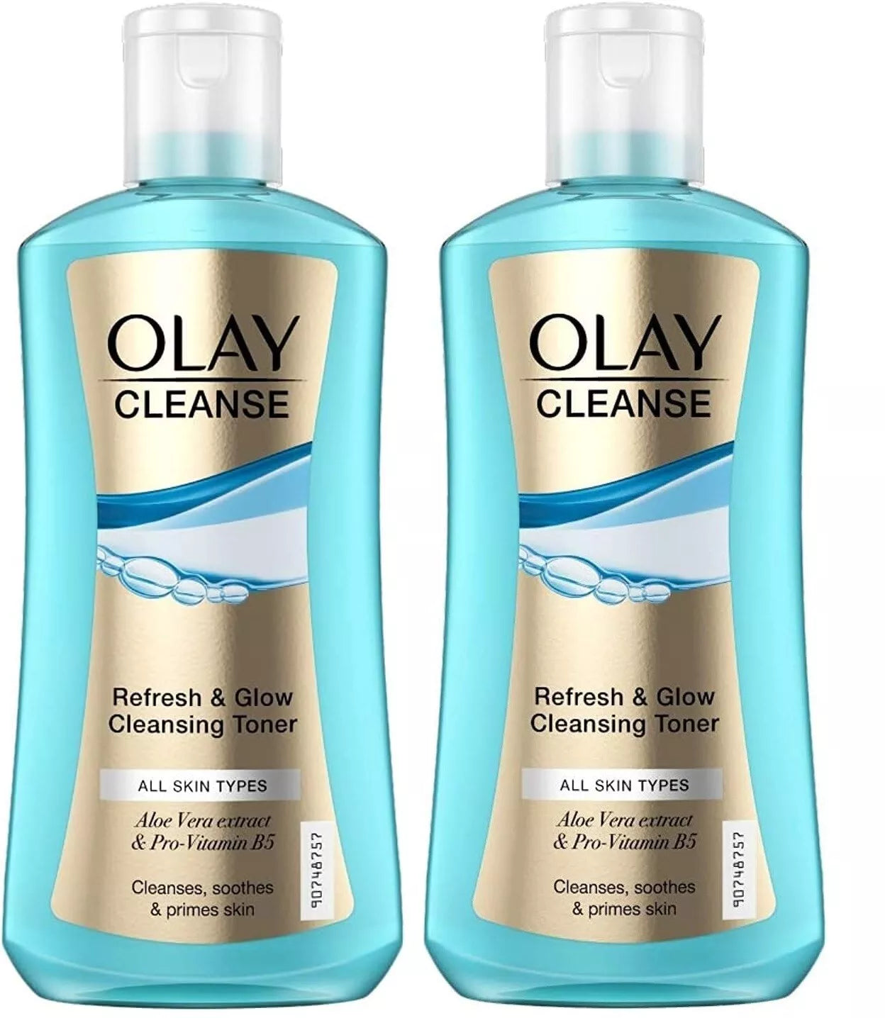 2x Olay Cleanse Refresh & Glow Cleaning Toner - All Skin Types 200ml
