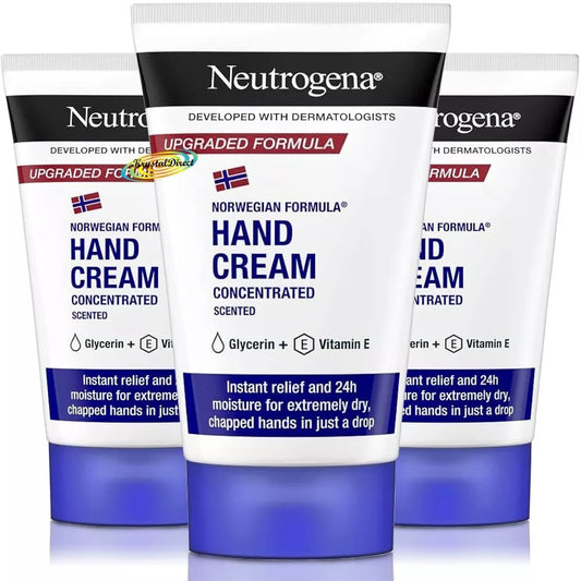 3x Neutrogena Concentrated Hand Cream Scented 50ml