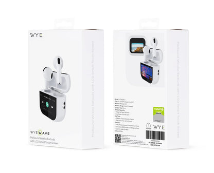 Wyewave ProSound Wireless Earbuds with LCD Touch Screen