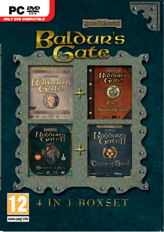Baldur's Gate 1 & 2 (4 in 1 Boxset) (PC)