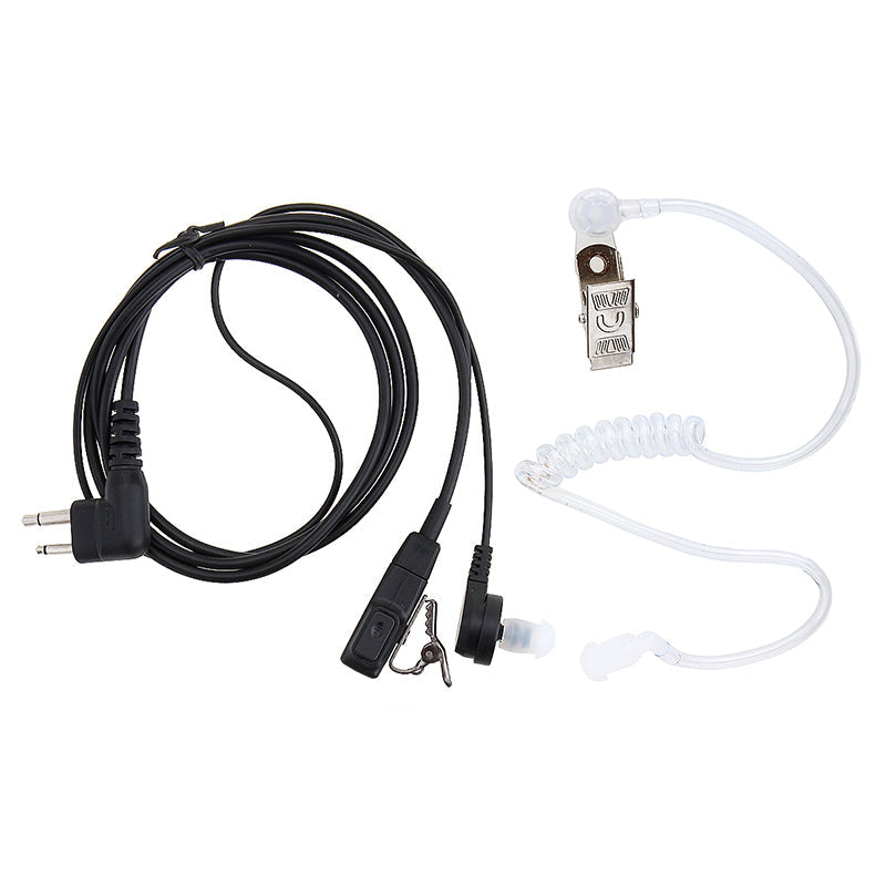 2 PIN Covert Acoustic Tube Earpiece Earphone Earpods for Motorolla