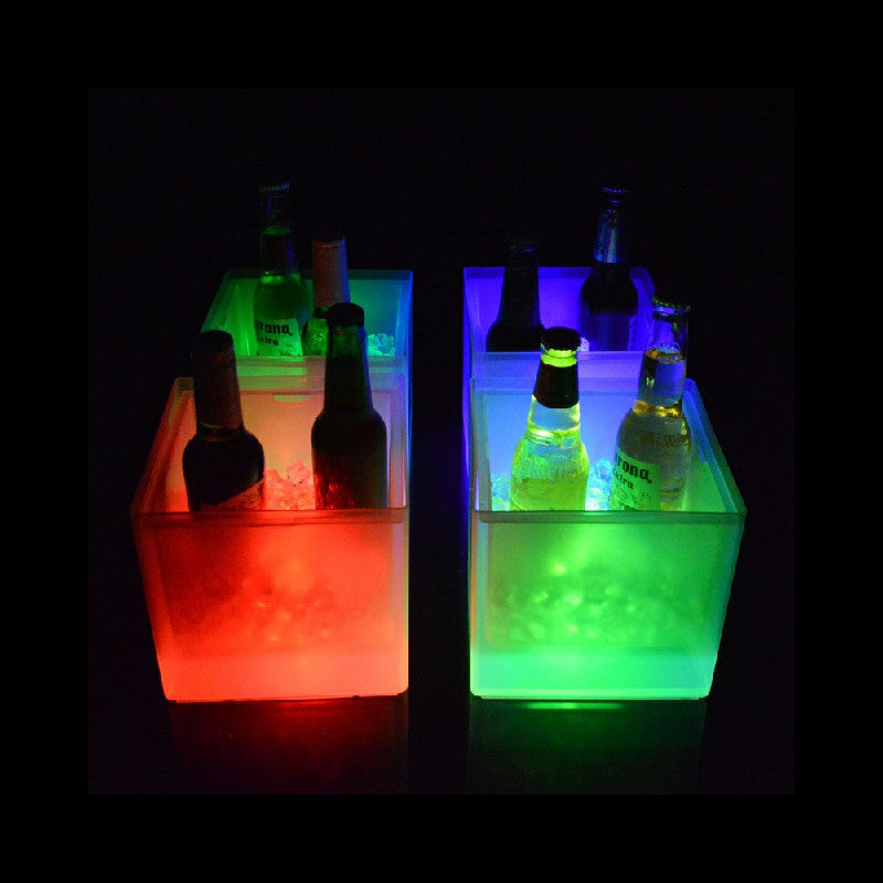 3.5L LED Colour Changing Ice Bucket Champagne Wine Drinks Cooler