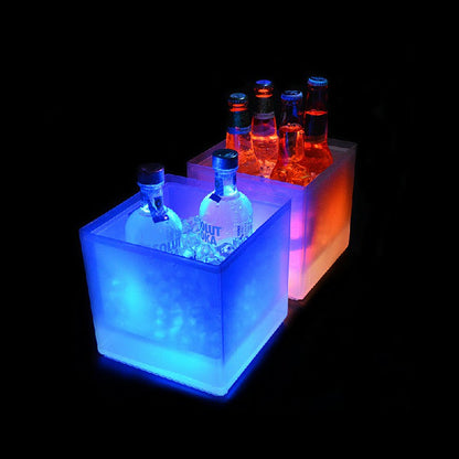 3.5L LED Colour Changing Ice Bucket Champagne Wine Drinks Cooler