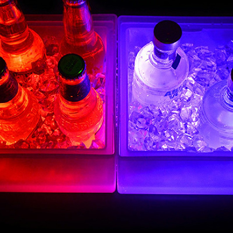 3.5L LED Colour Changing Ice Bucket Champagne Wine Drinks Cooler