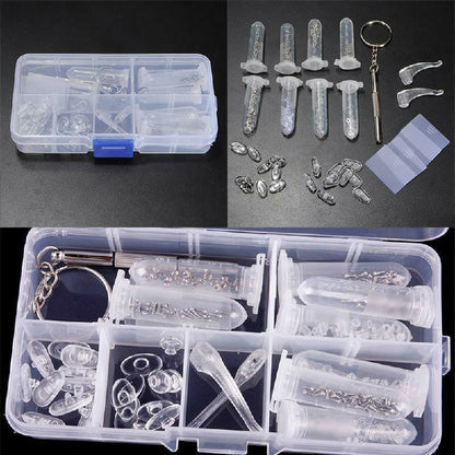 Spectacle Glasses Sunglasses Eye Glass Screws Nuts Pads Optical Repair Kit