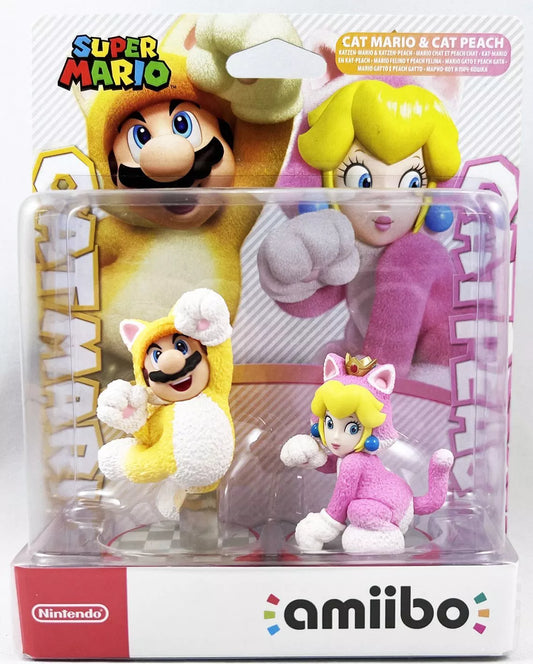 Nintendo AMIIBO: Super Mario - Cat Mario/Cat Peach (Double Pack) (Multi)