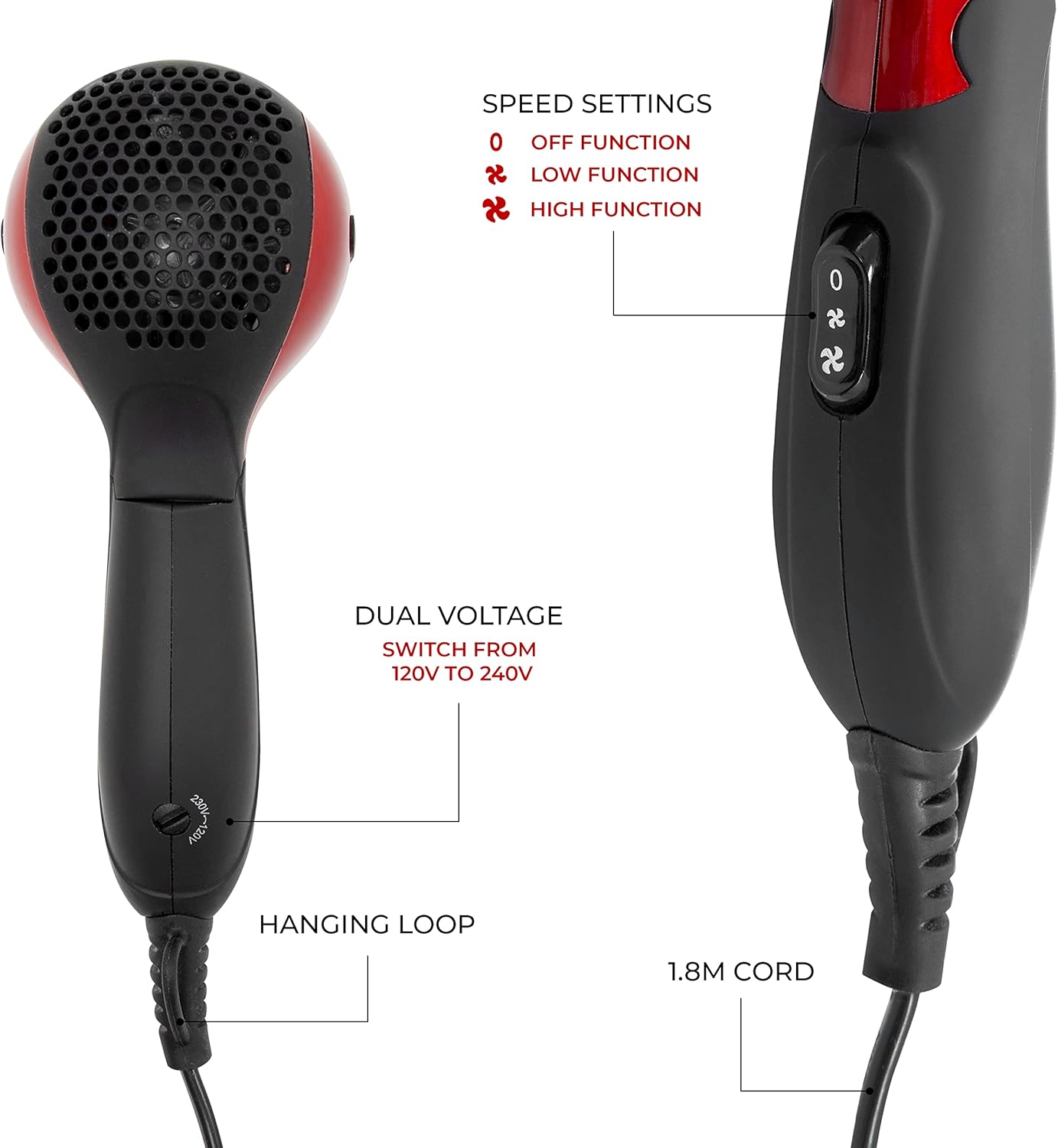 Redhot 1200w Hair Dryer