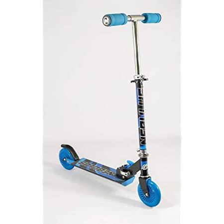 Ozbozz Blue and Black Nebulus Scooter Chrome Finish- SV15398